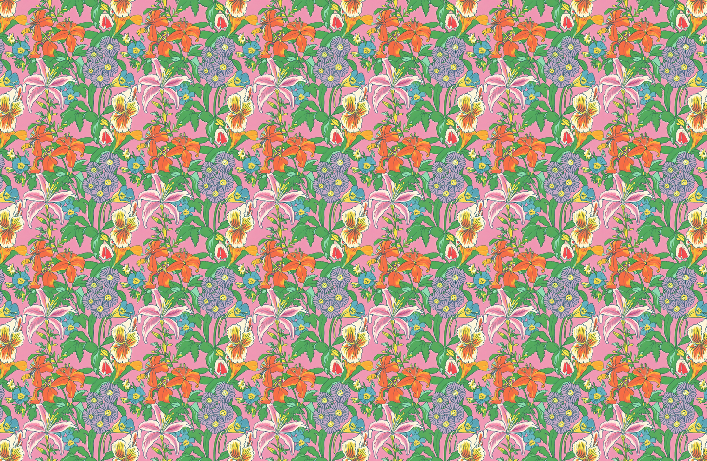 RETRO floral tear away paper placemat