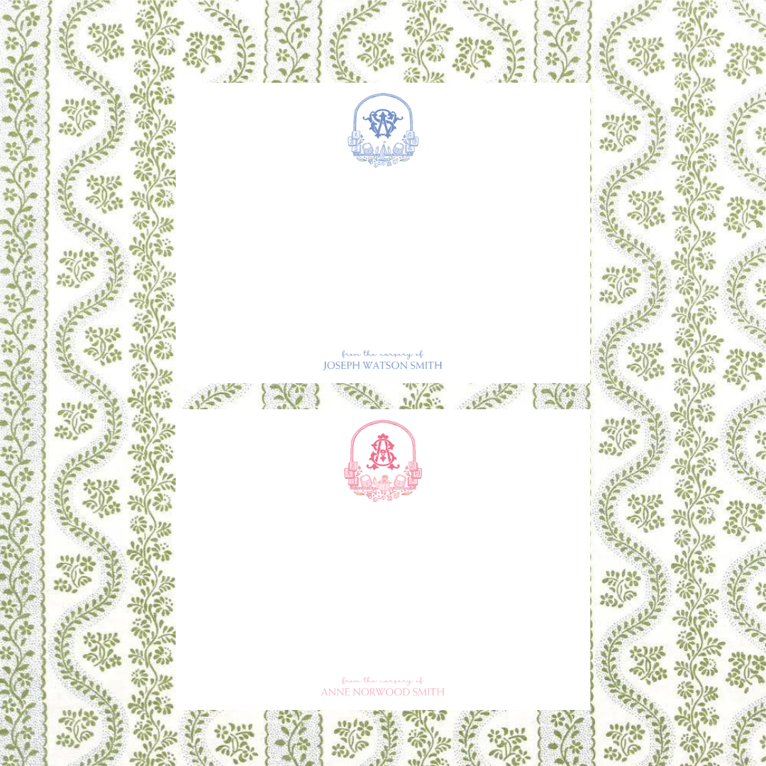 BABY CREST STATIONERY
