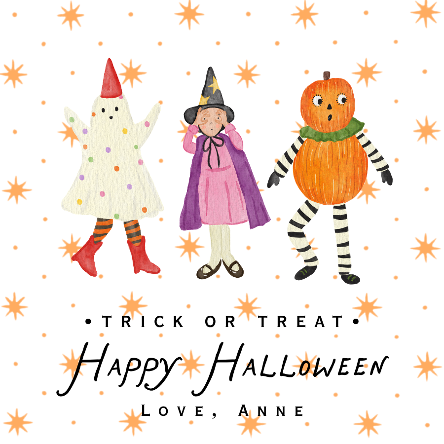 HALLOWEEN FRIENDS GIFT TAG