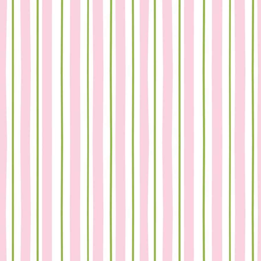 CANDY CANE GARLAND SQUARE GIFT TAG
