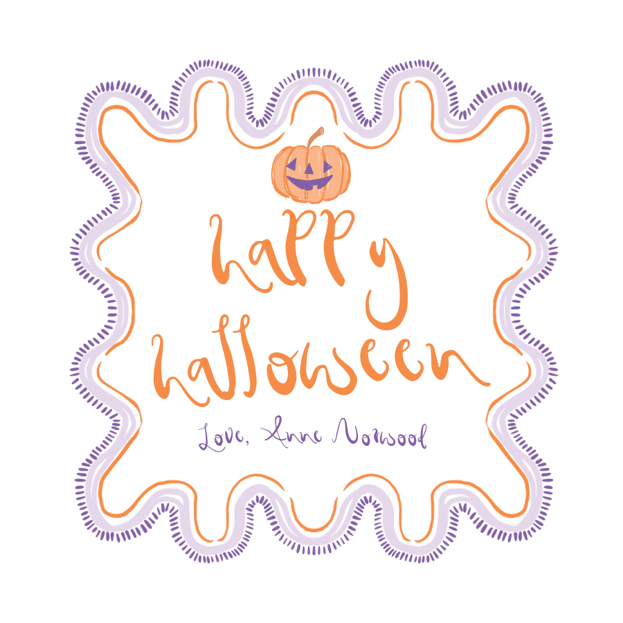 FUNKY HAPPY HALLOWEEN GIFT TAG