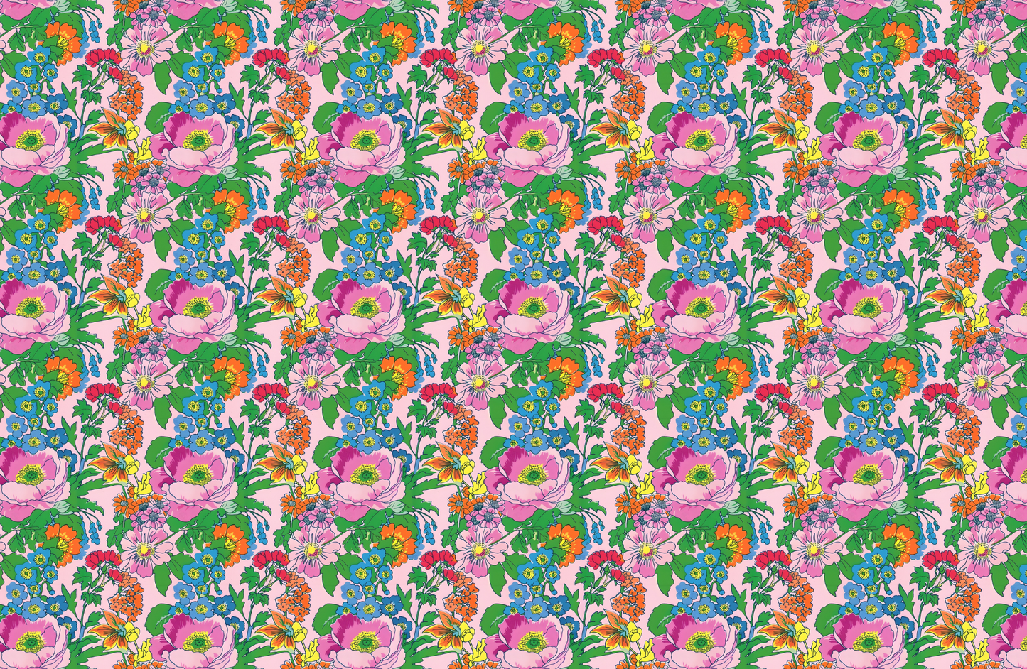 RETRO floral tear away paper placemat