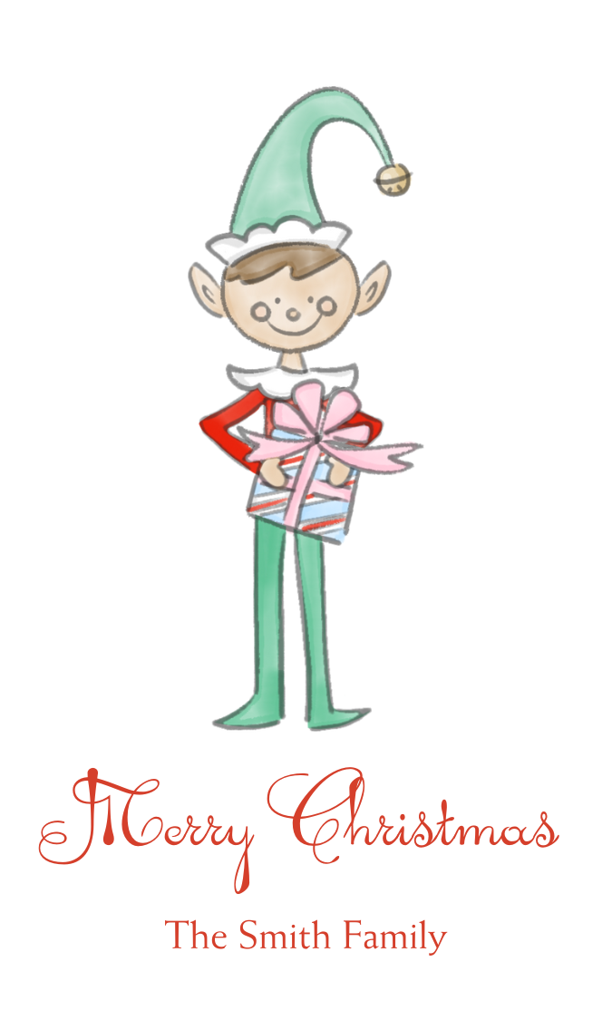 ELF GIFT TAG