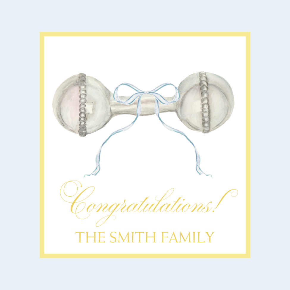 BABY CONGRATULATIONS ENCLOSURE CARDS