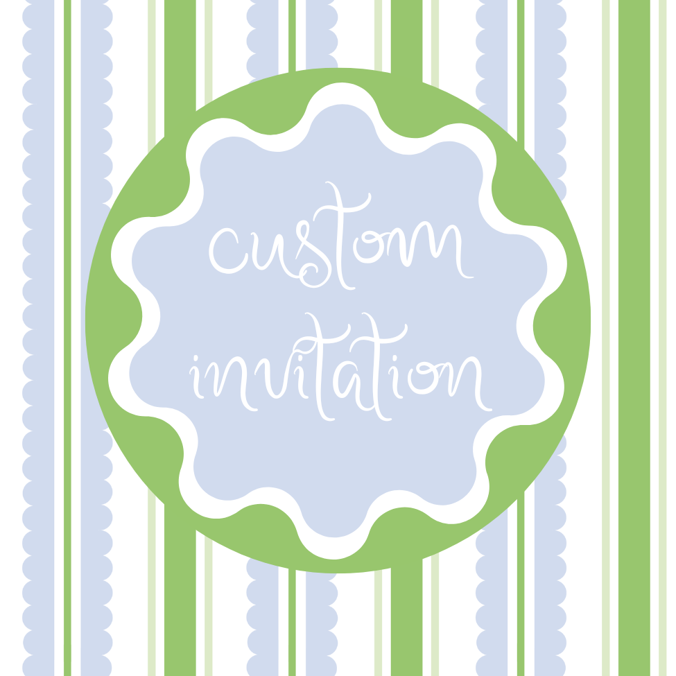 CUSTOM INVITATION