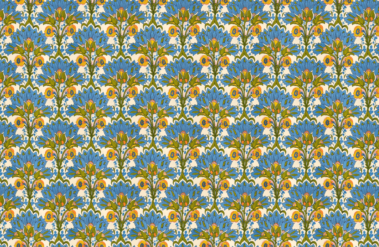 RETRO FLORAL tear away placemat