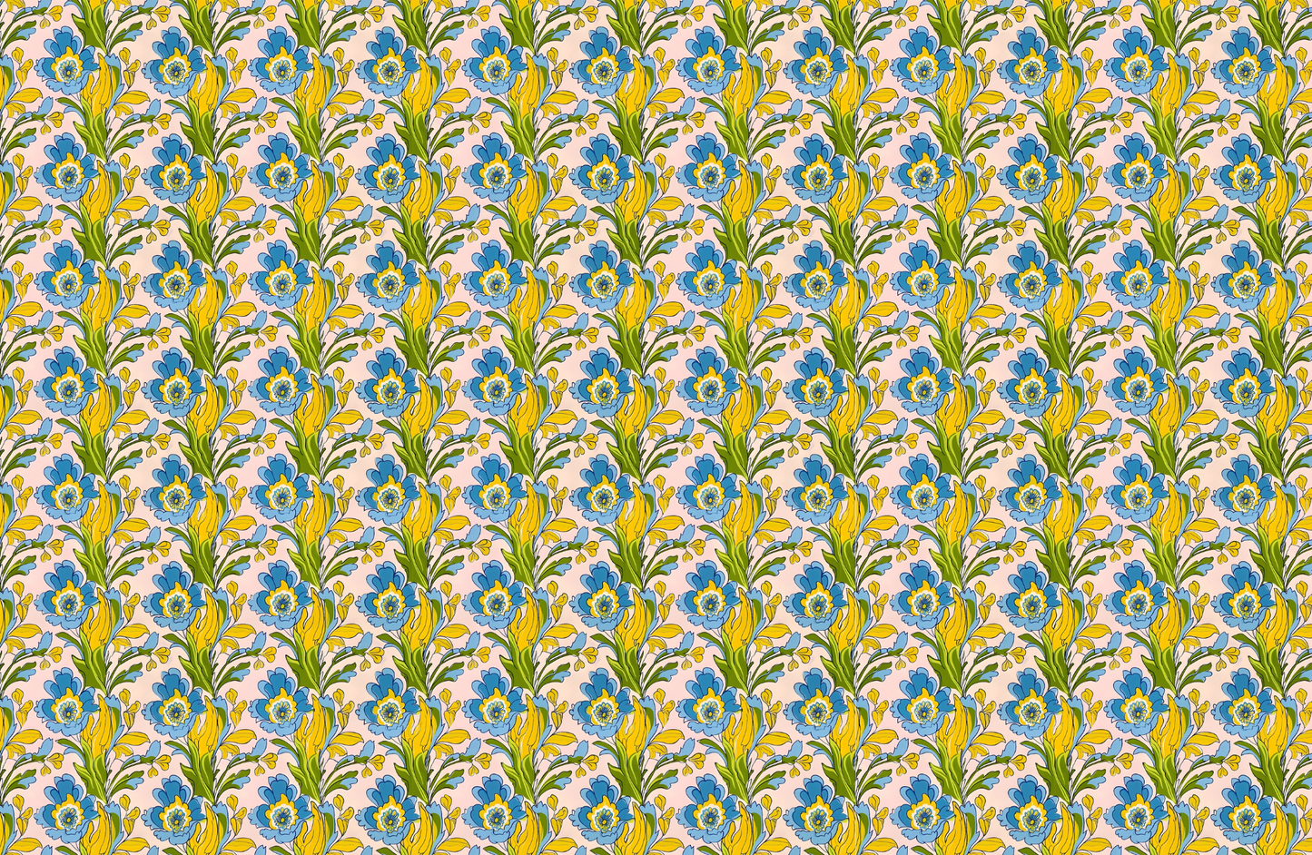RETRO FLORAL tear away placemat
