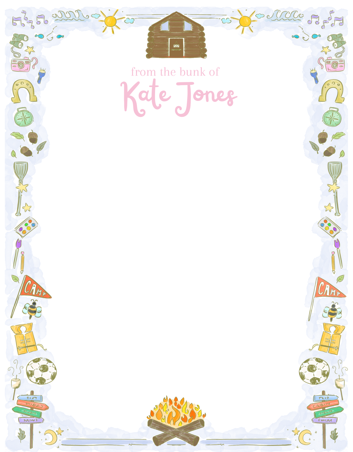 CAMP STATIONERY