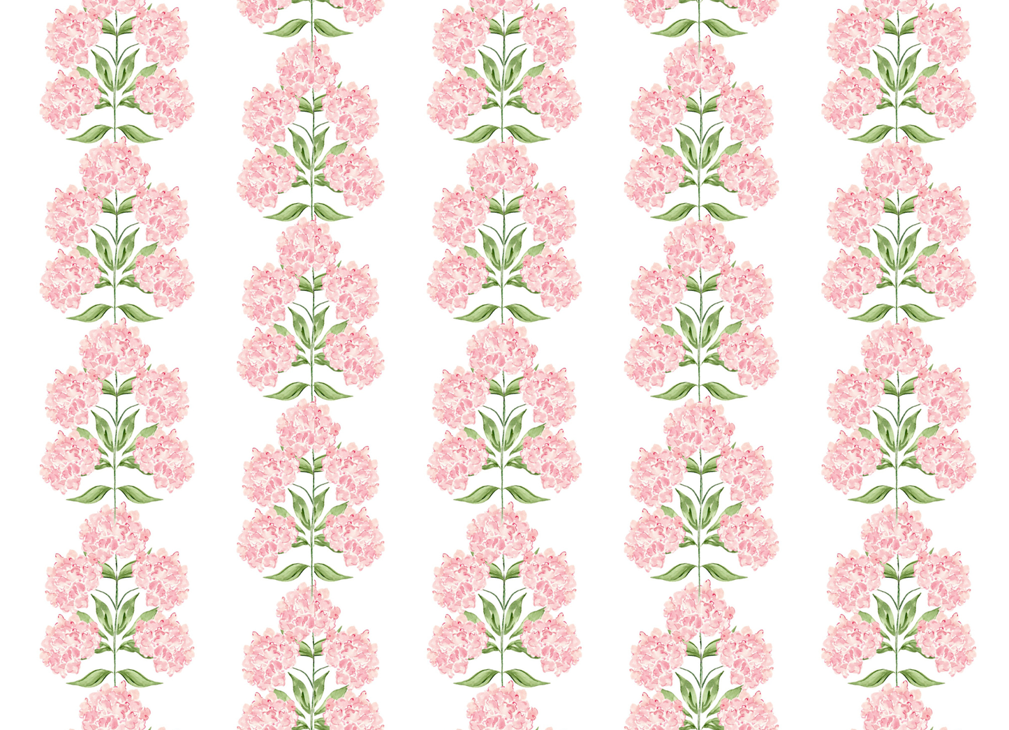 PINK HYDRANGEA stationery