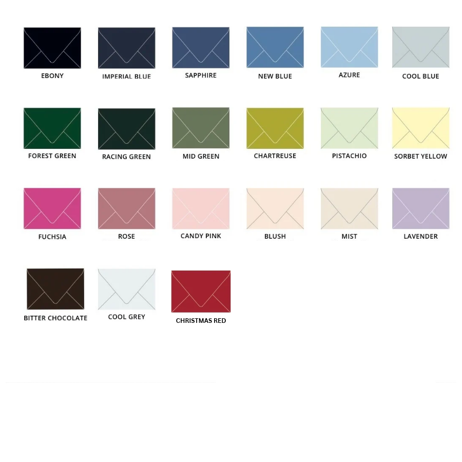 COLORED ENVELOPES