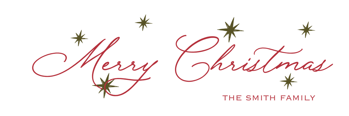 long + skinny MERRY CHRISTMAS GIFT TAG (Copy)
