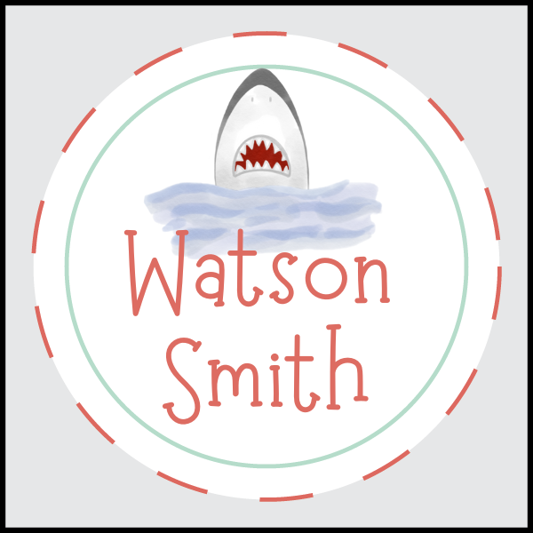SHARK LABELS
