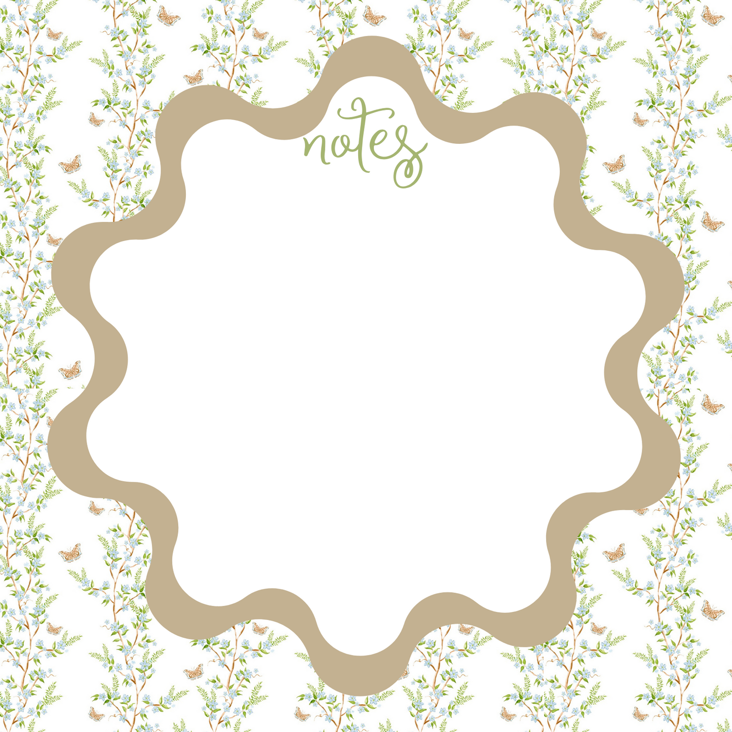 BUTTERFLY GARDEN NOTEPAD