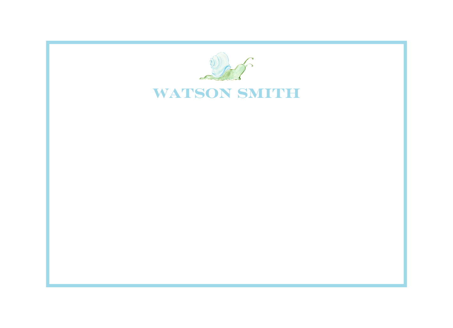 snail mail stationery