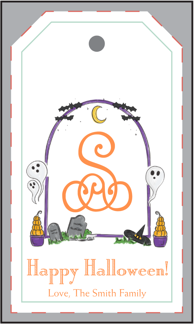CLASSIC HALLOWEEN CREST GITF TAG