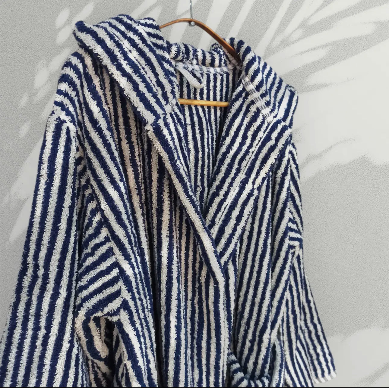Pompom Stripe Bathrobe