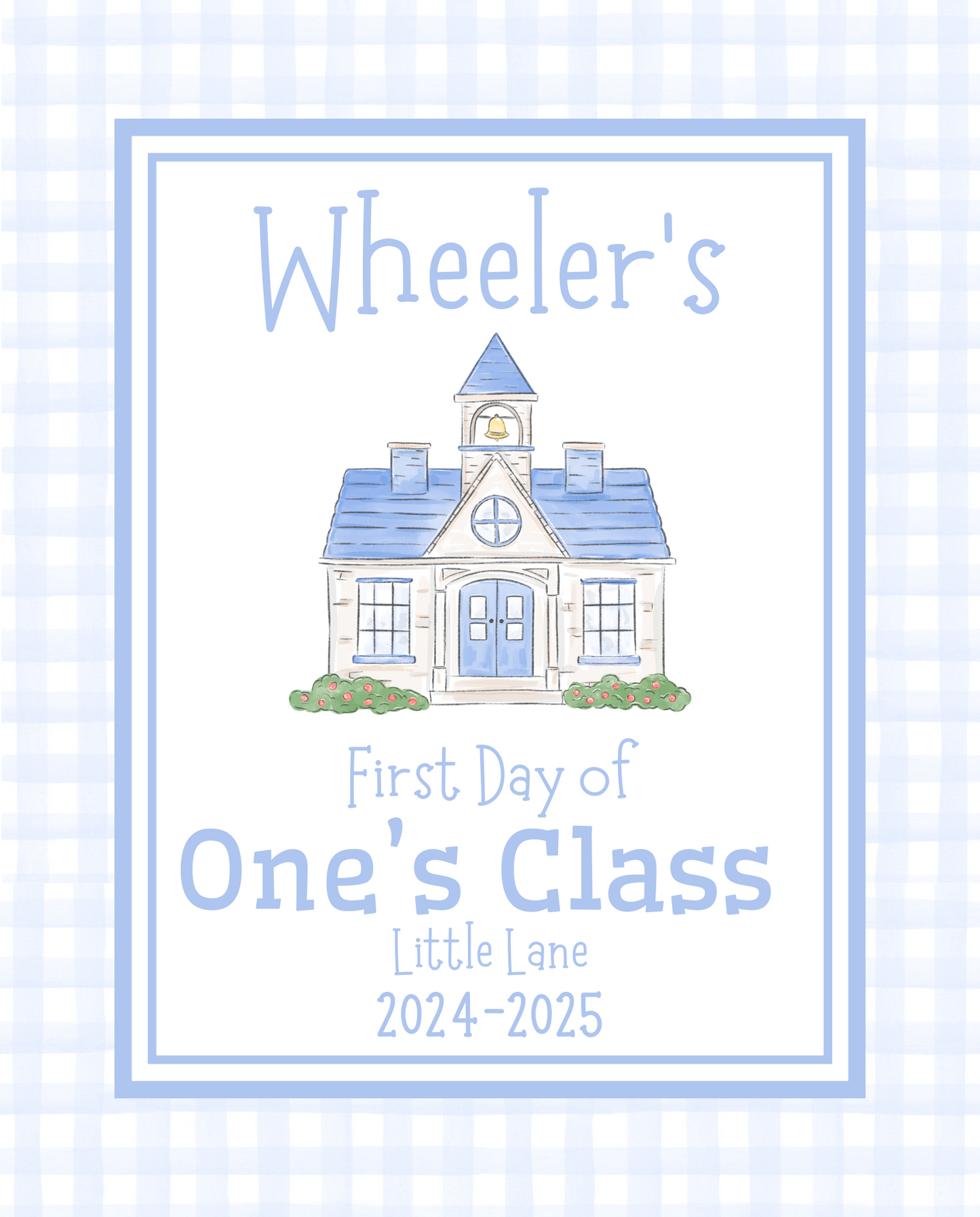 BACK TO SCHOOL SIGN