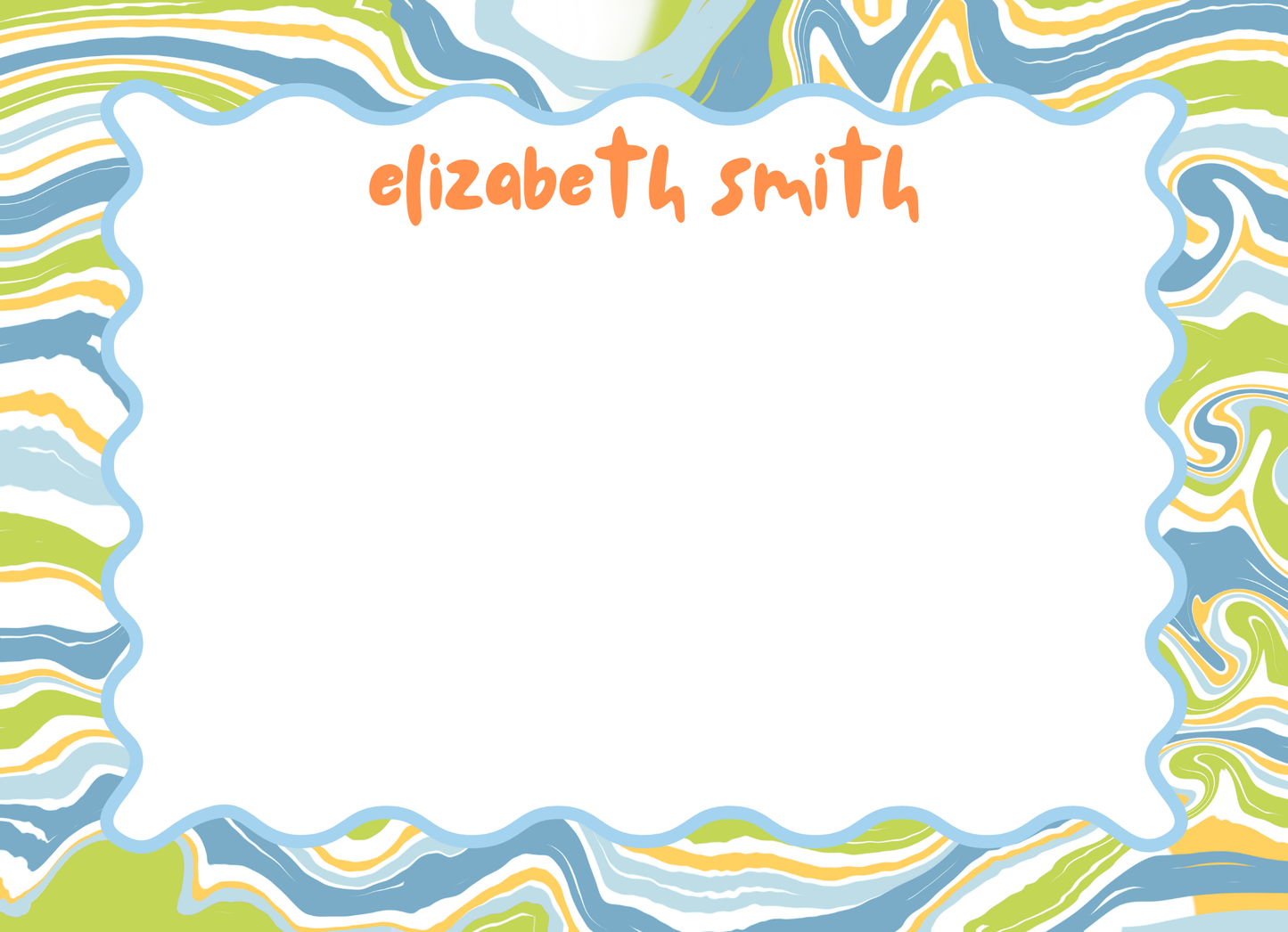 funky note cards + envelopes