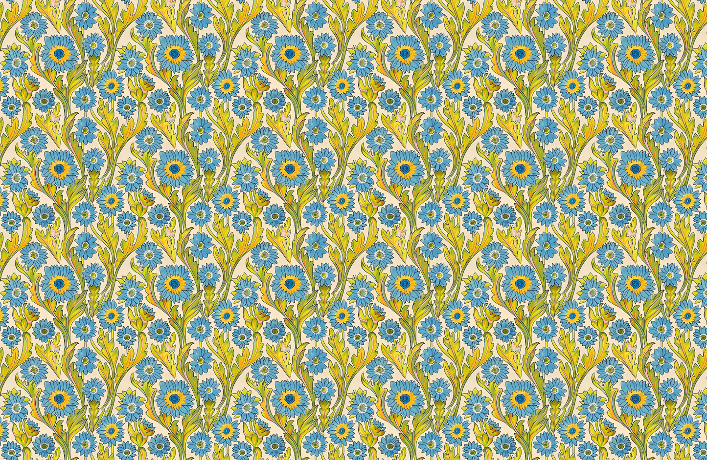 RETRO floral tear away paper placemat