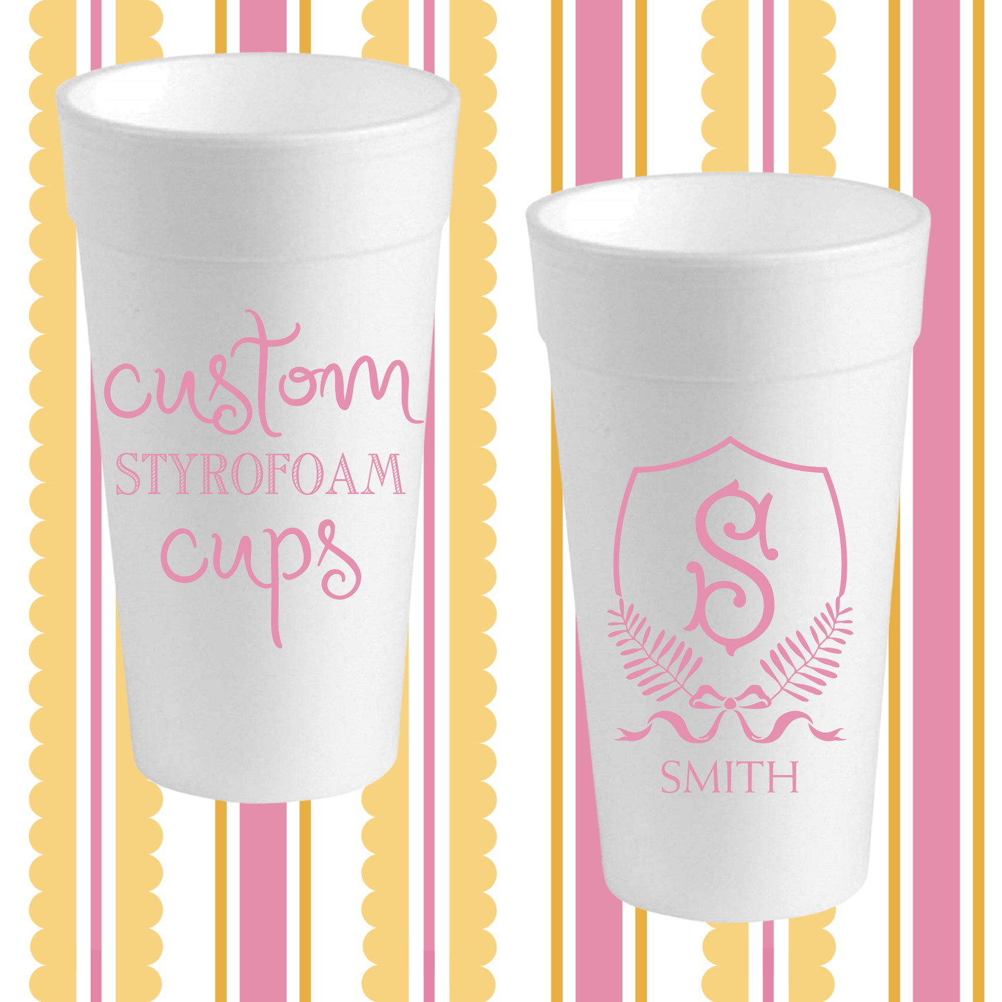 16 OZ STYROFOAM CUPS (1 color)