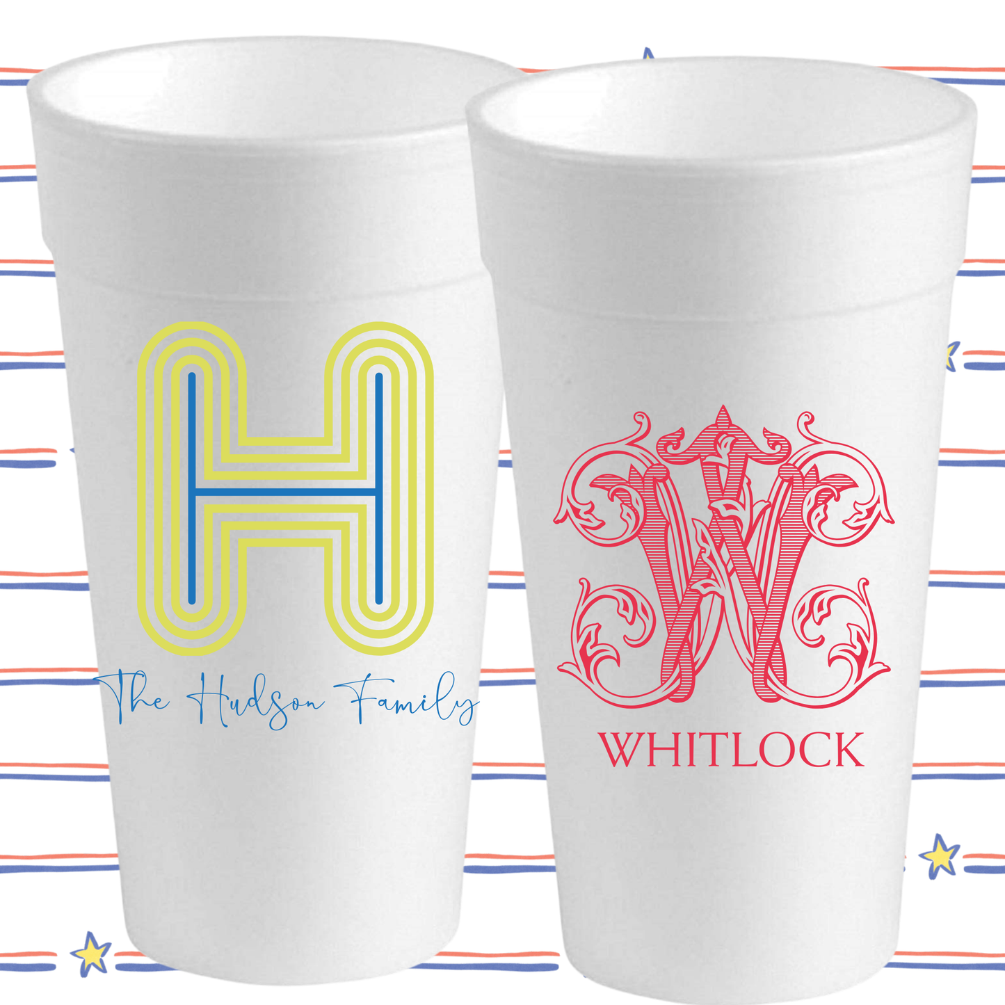 16 OZ STYROFOAM CUPS (1 color)