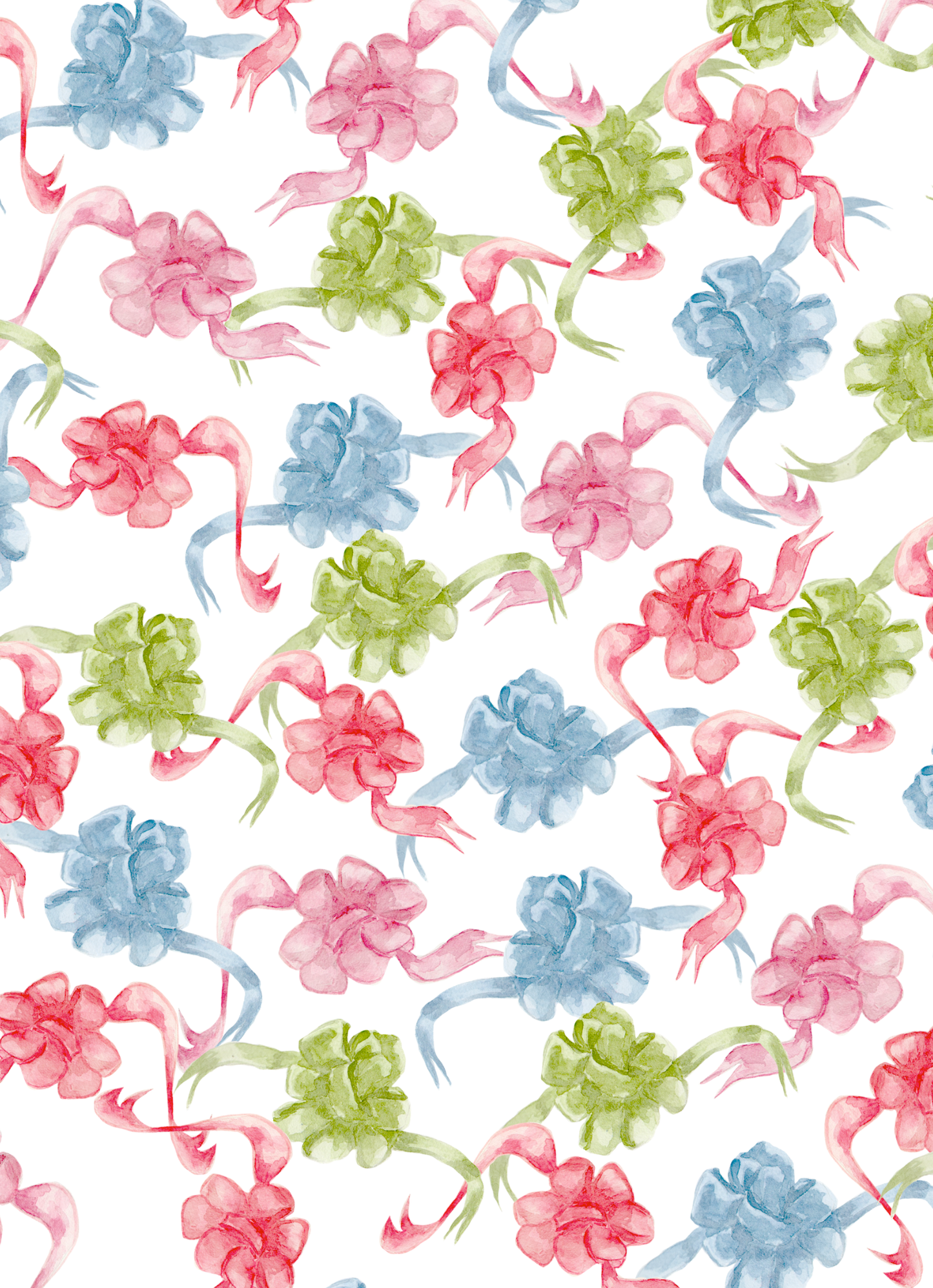 COLORFUL GARLAND CHRISTMAS CARD