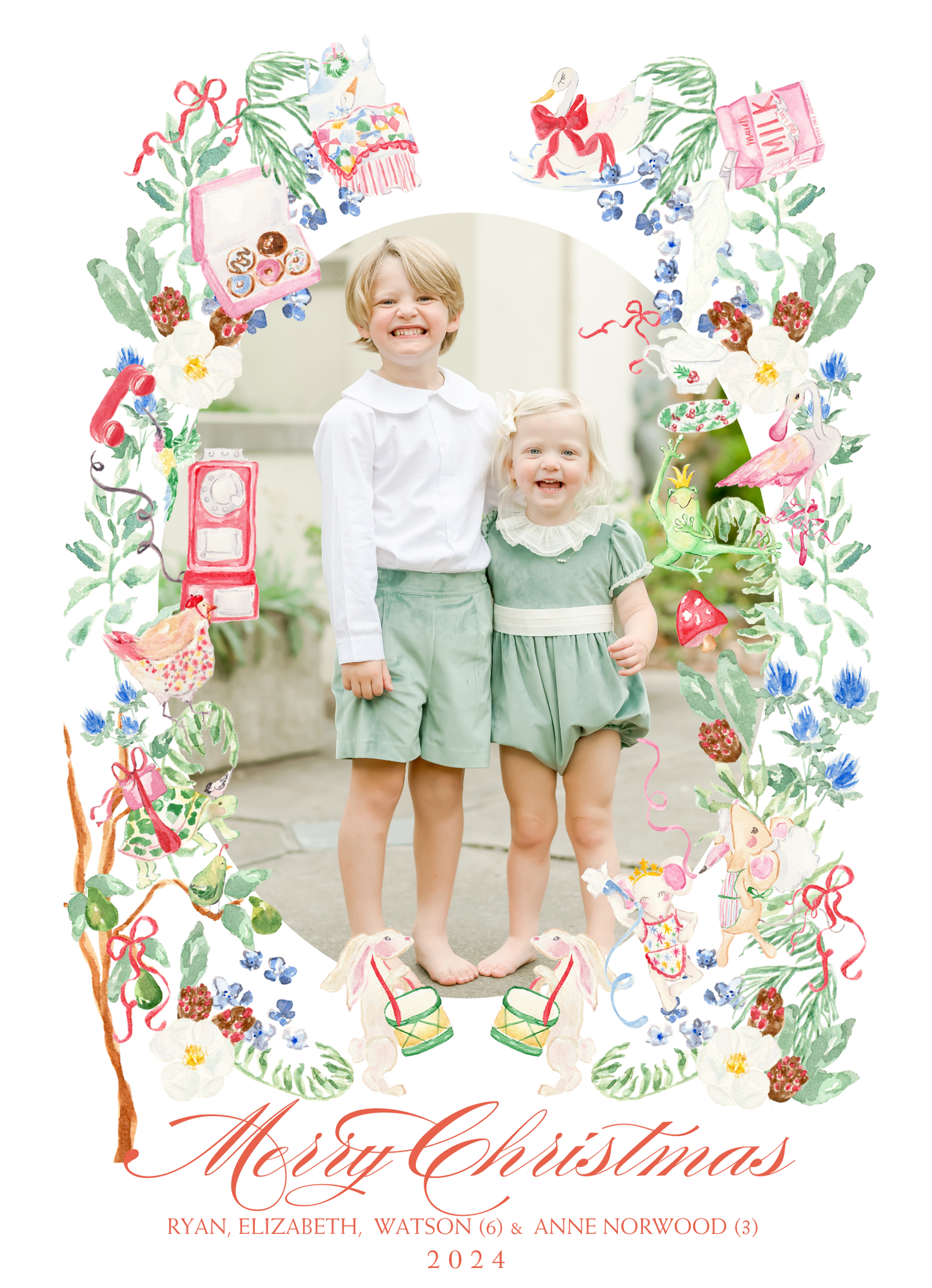12 DAYS CHRISTMAS CARD