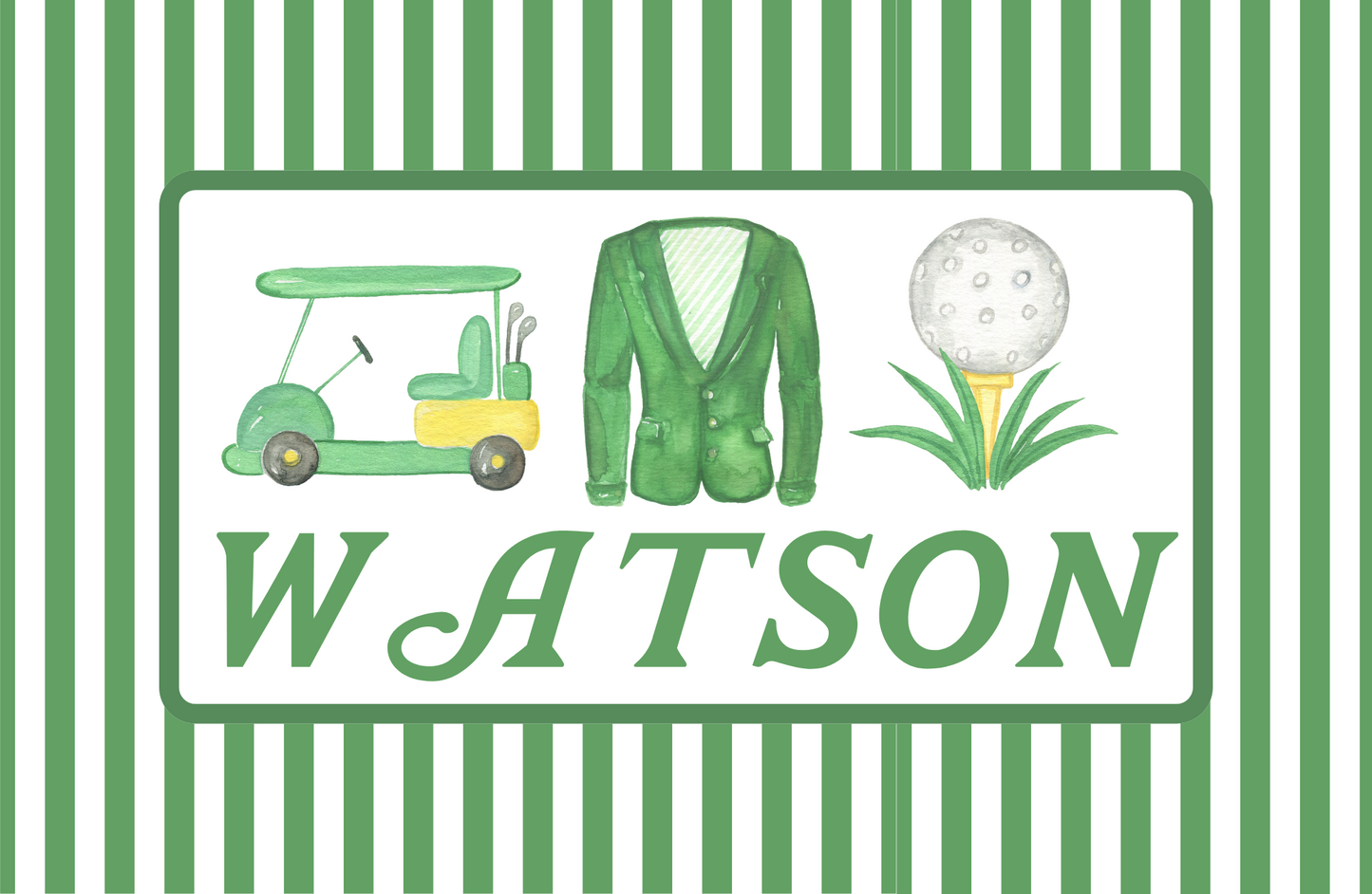 GOLF PLACEMAT (boy)