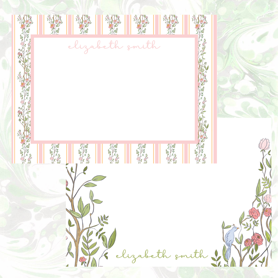 chintz stationery