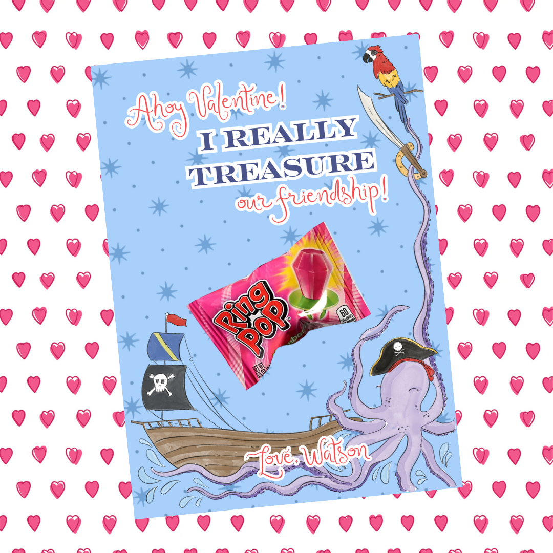 AHOY VALENTING! (RING POP INCLUDED)