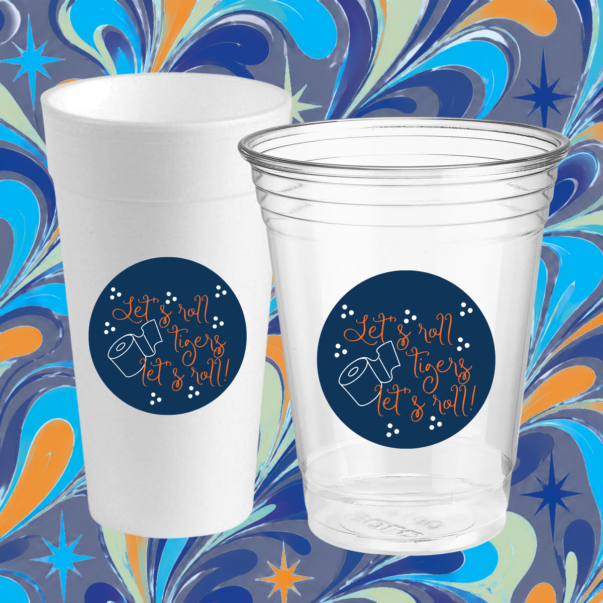 GAME DAY CUP STICKERS