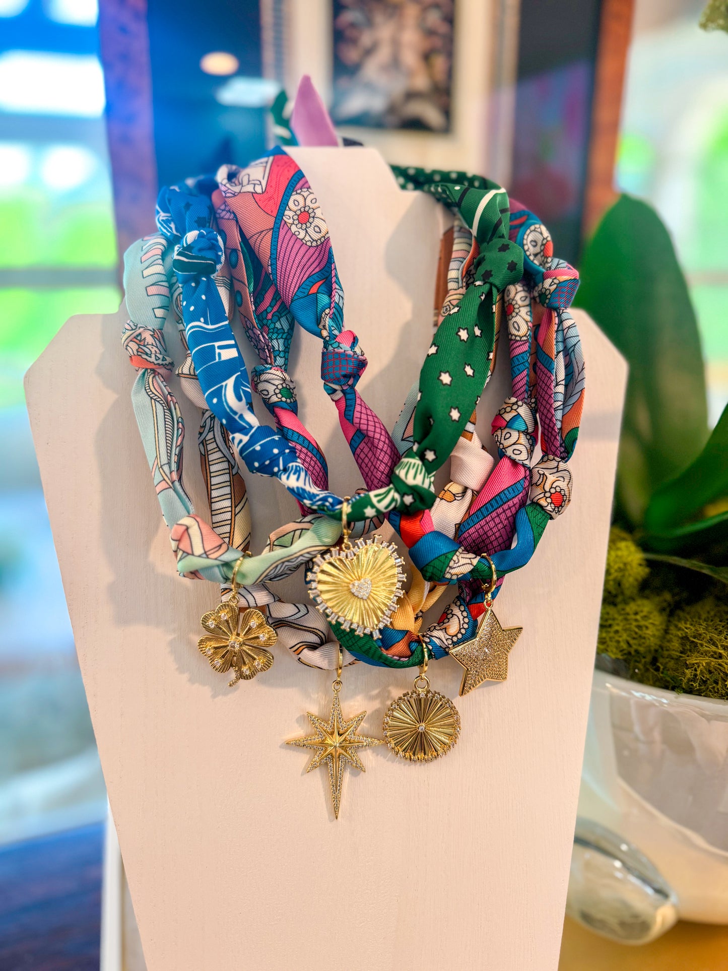 CARLY scarf necklace