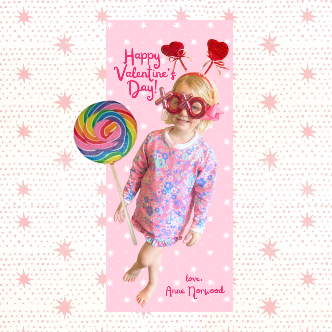 large picture valentine (sucker NOT included)