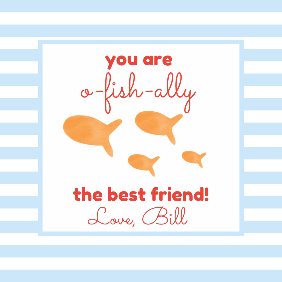 O-FISH-ALLY THE BEST VALENTINE