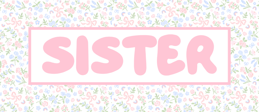 LIBERTY FLORAL RECTANGLE VINYL LABEL