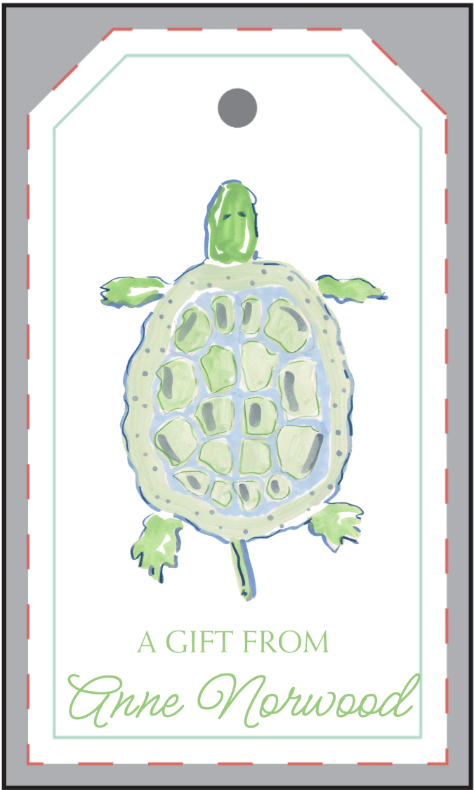 TURTLE GIFT TAG