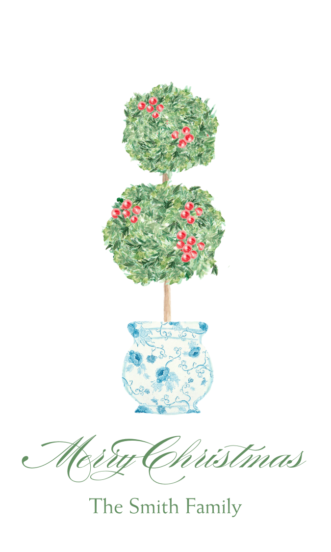 TOPIARY GIFT TAG