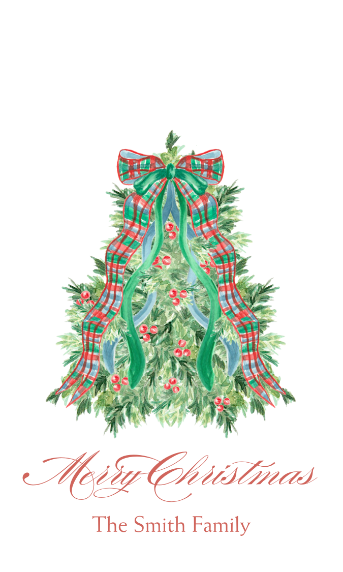 CHRISTMAS TREE GIFT TAG