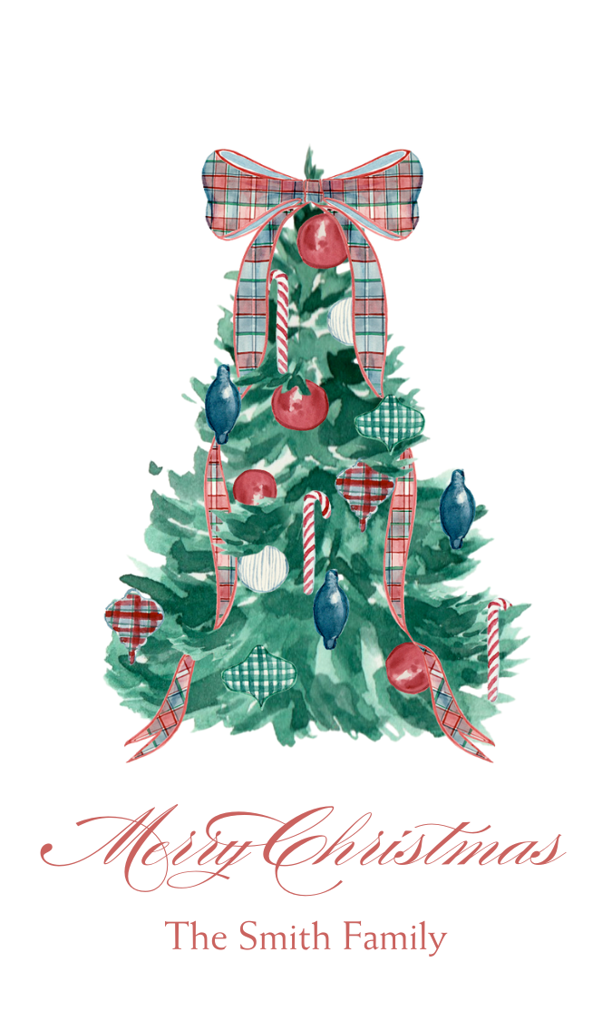 CHRISTMAS TREE GIFT TAG