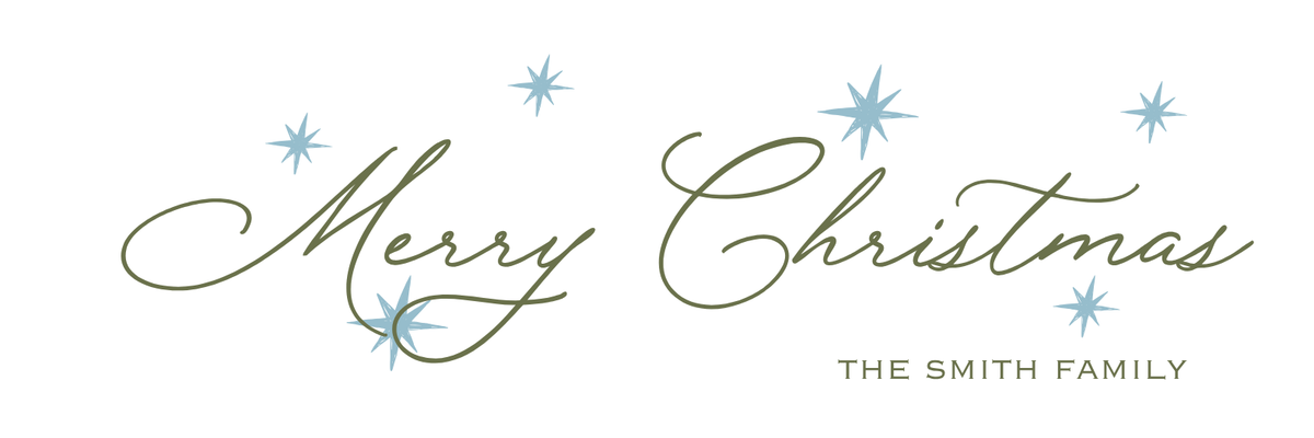 long + skinny MERRY CHRISTMAS GIFT TAG (Copy)
