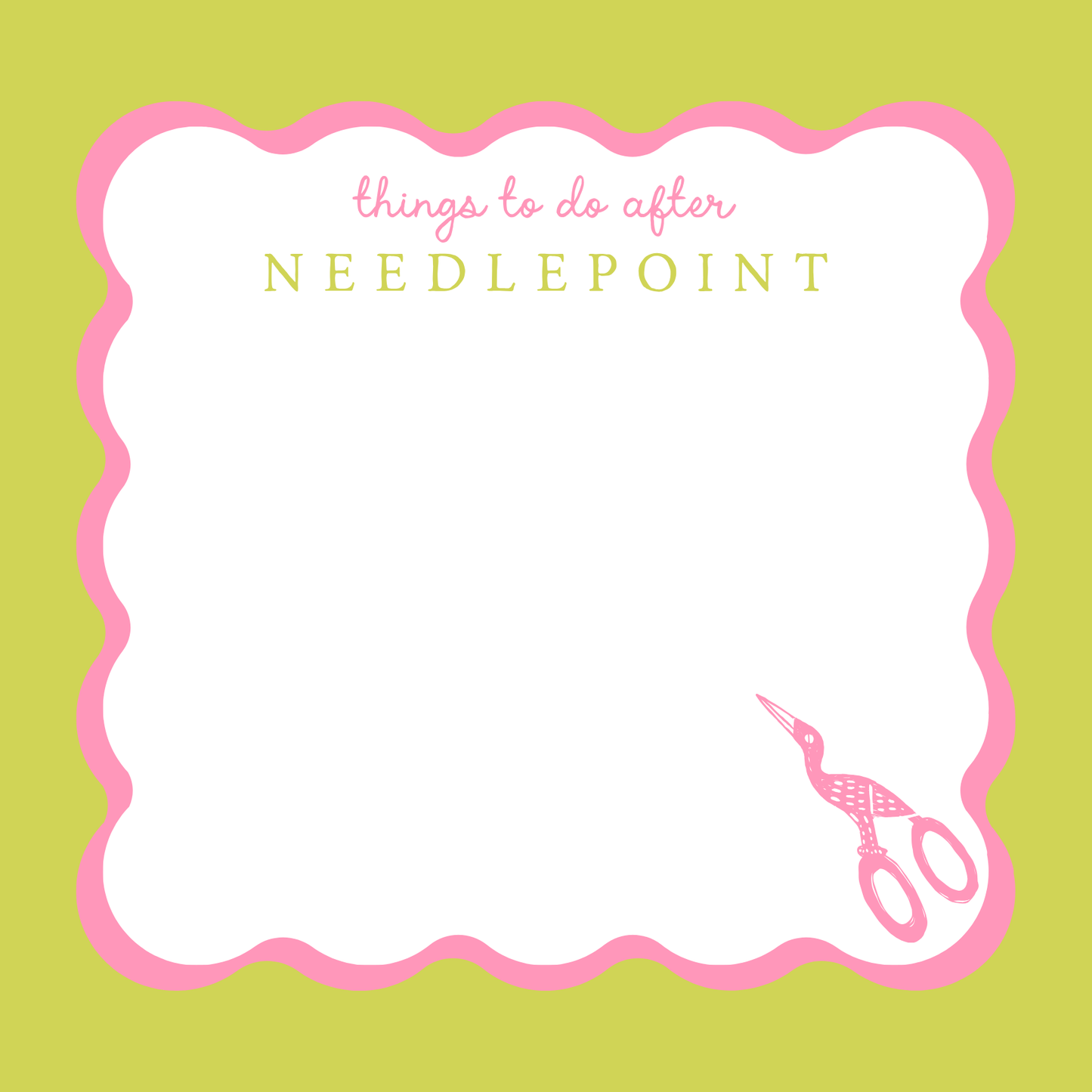 THINGS TO DO AFTER....NEEDLEPOINT