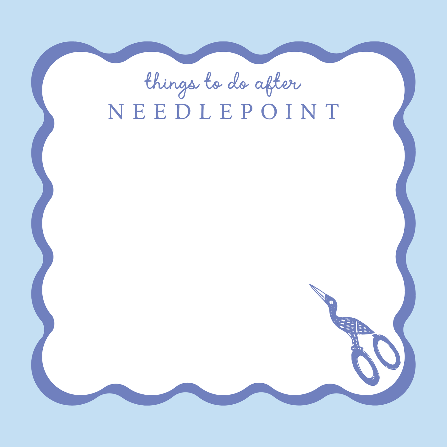 THINGS TO DO AFTER....NEEDLEPOINT