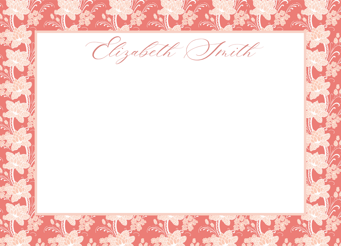 floral stationery