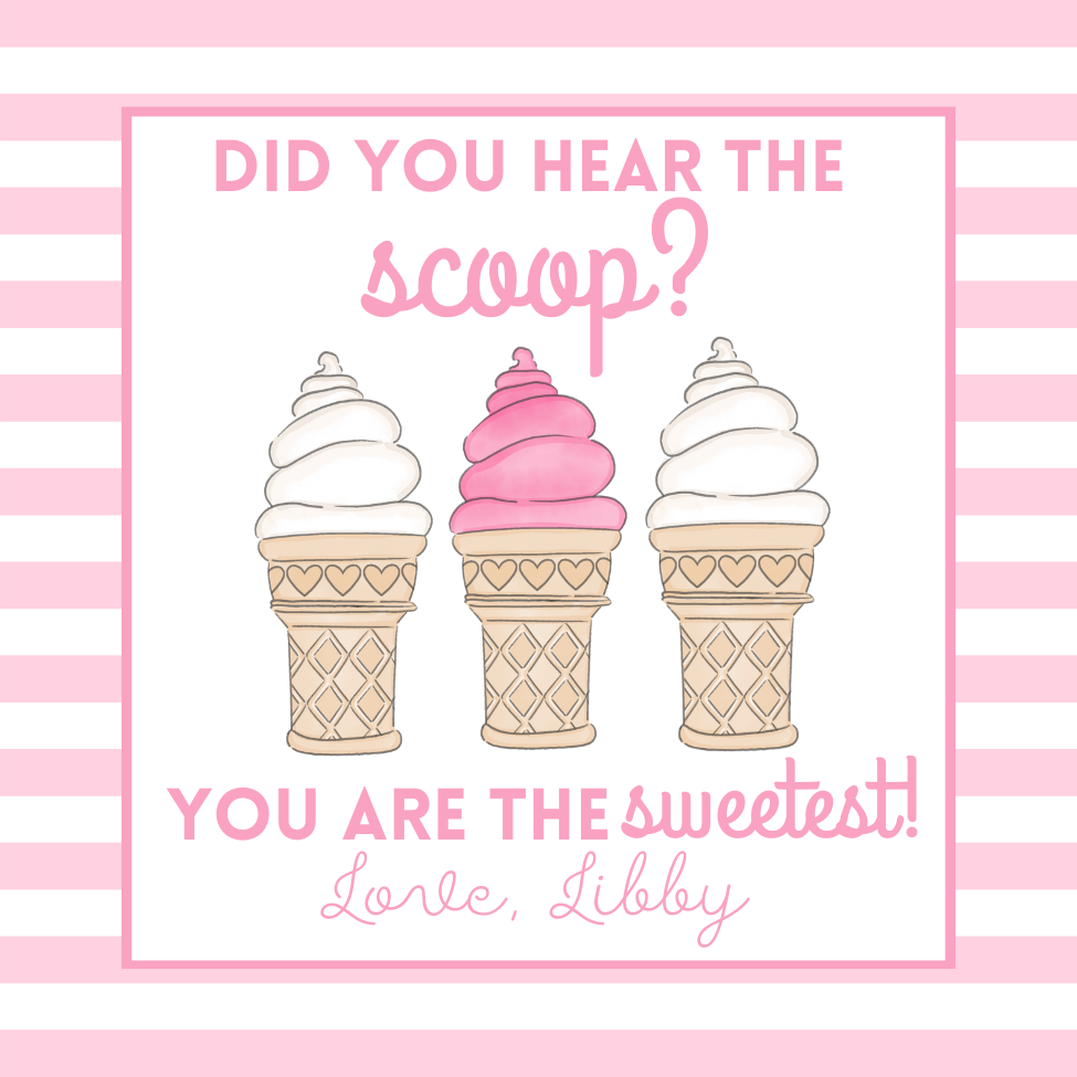 THE SCOOP VALENTINE