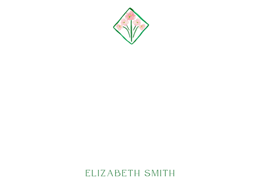 pink poppy stationery
