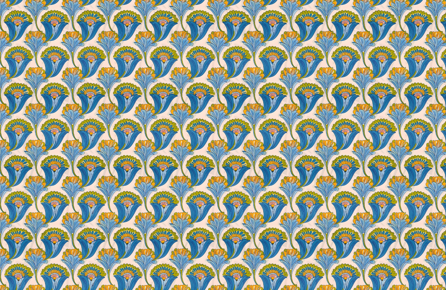 RETRO FLORAL  tear away placemat