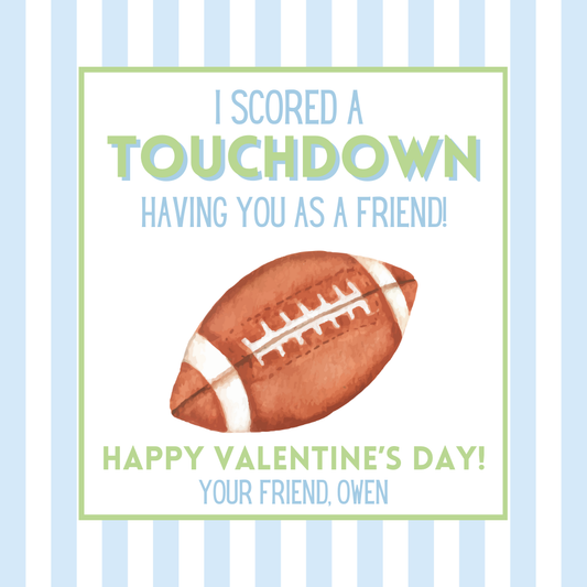 FOOTBALL VALENTINE