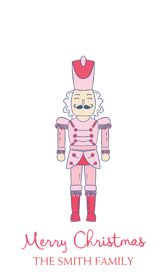 NUT CRACKER GIFT TAG