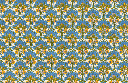 RETRO FLORAL  tear away placemat