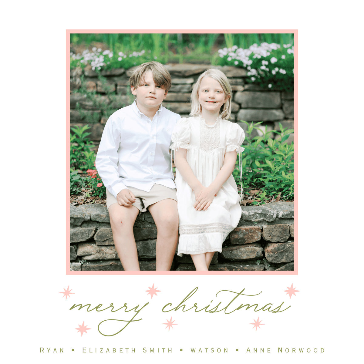 PRETTY SIMPLE CHRISTMAS CARD